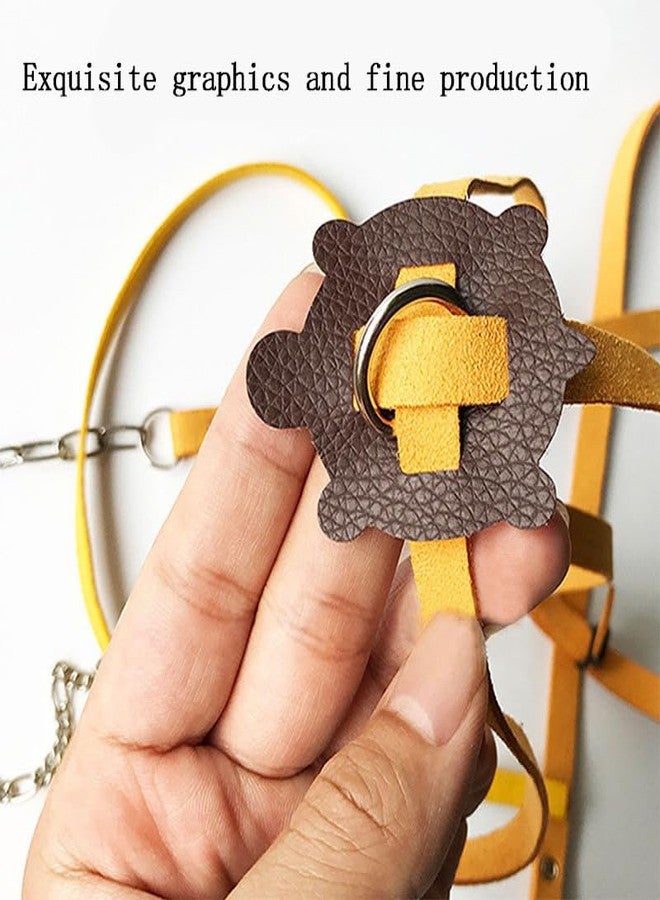 طوق سلحفاة، حبل تحكم قابل للتعديل، طوق وحزام للمشي مع الحيوانات الأليفة، مناسب للسلاحف الصغيرة والمتوسطة والكبيرة، لوازم تدريب المشي في الهواء الطلق، أسود S - Image 4